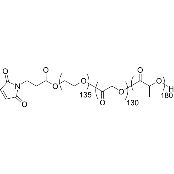 PLGA-PEG-MAL (20kDA-5.0kDA, LA:GA ratio 40:60)
